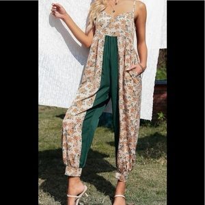 Boho silky jumpsuit